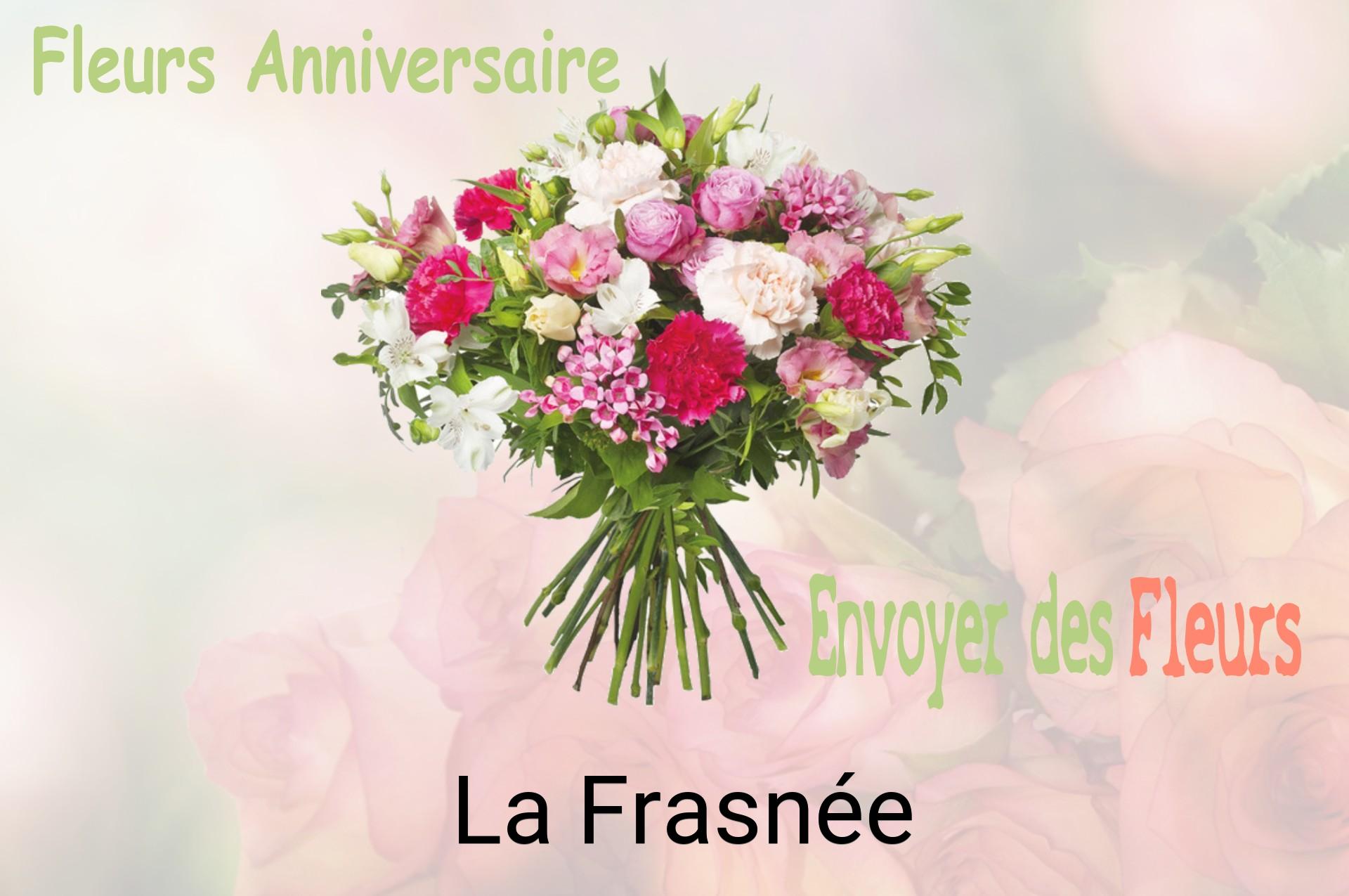 Bouquet de fleurs d’anniversaire livré à La Frasnée